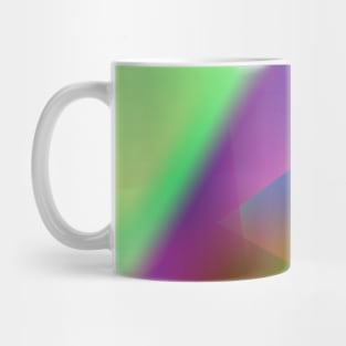 multicolored rainbow abstract texture art Mug